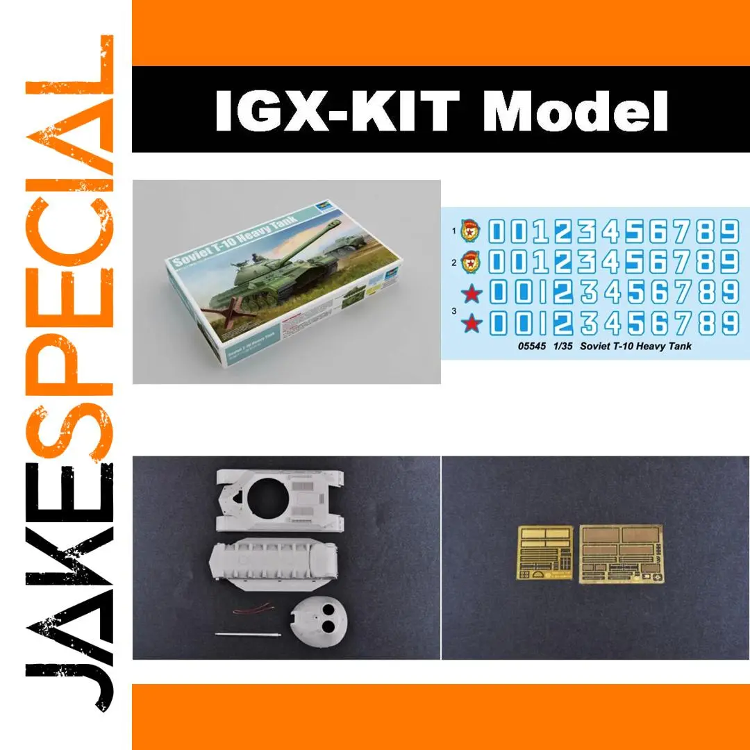 Soviet T-10 Heavy Tank Model Kit 1:35 Scale 1 Soviet T-10 Heavy Tank Model Kit 1:35 Scale