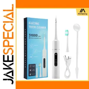 White Electric Toothbrush with 31,000 VPM