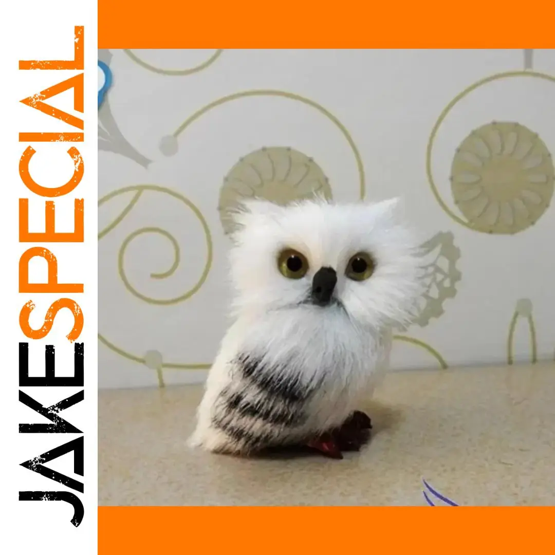 Miniature Plush Owl Decoration for Home 1 Miniature Plush Owl Decoration for Home