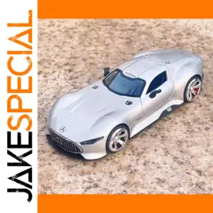 Silver Mercedes-Benz GT Miniature Model