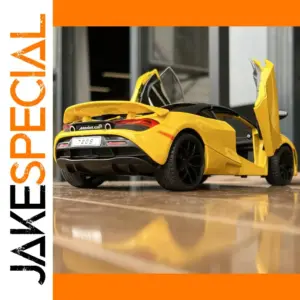 Yellow McLaren 720S 1:18 Diecast Model Car