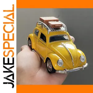 Yellow Volkswagen Beetle 1:32 Diecast Model