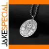 Stainless Steel Key of Solomon Necklace for Men