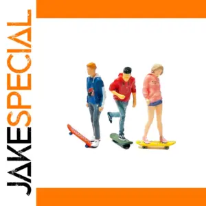 Mini Skateboarders Figurines Set 1:64 Scale