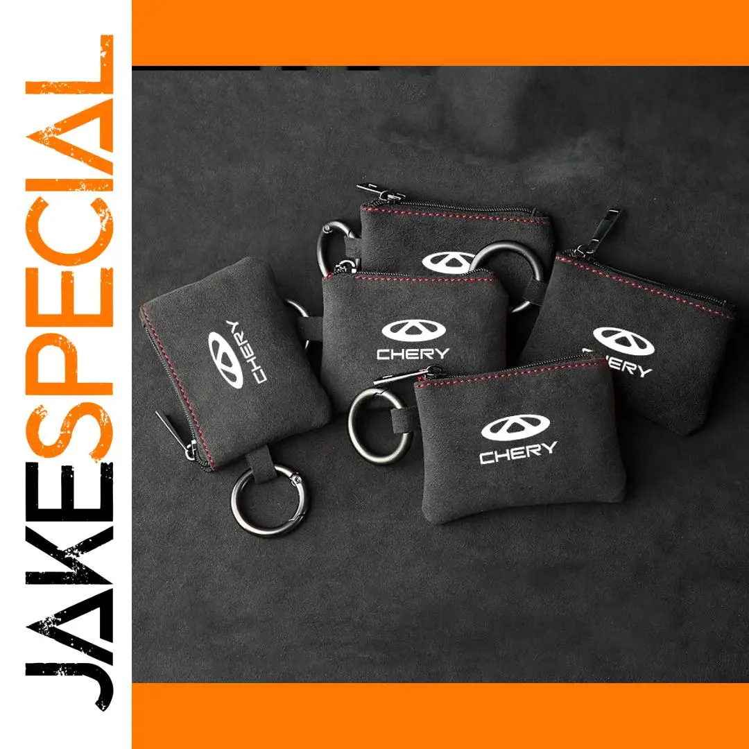 Leather Car Key Cover for Chery Models 1 Leather Car Key Cover for Chery Models