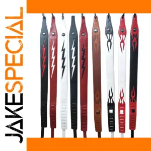YUEKO Lightning & Flame Guitar Strap