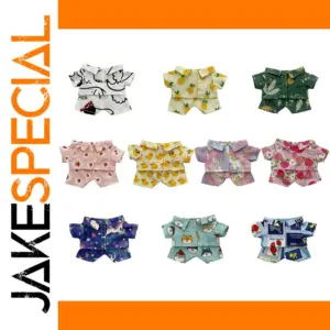 Vibrant 20cm Doll Outfit Set in Assorted Colors