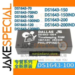 Set of Original DIP-28 Clock Chips DS1643 Series