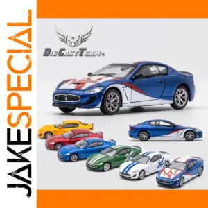 Blue Maserati GT Diecast Model 1:64 Scale