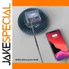 Portable Camping Fan with LED and 2400mAh Battery