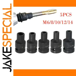 Black Chromium-Vanadium Tap Socket Set (6mm-14mm)