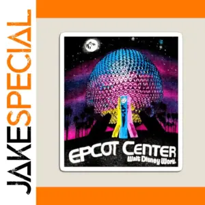Vibrant Epcot Center Magnet in Three Sizes