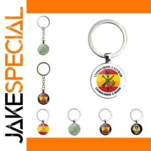 Spanish Legion Patriotic Keychain with Customization