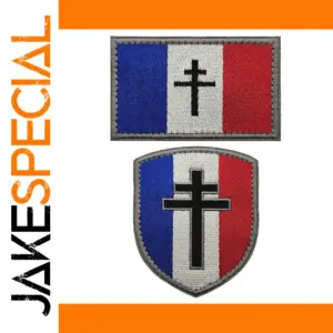 Iron Cross French Flag Emblem Patch