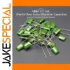 Set of 12 Green Polyester Bass Guitar Capacitors