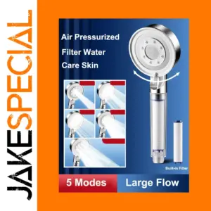 High-Pressure Handheld Shower Head with Filters