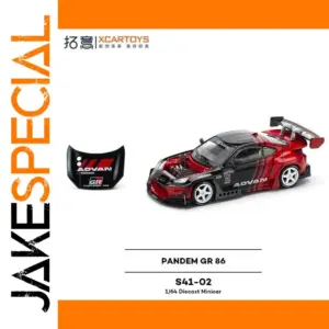 1/64 Scale Diecast PANDEM GR 86 S41-02 Car Model