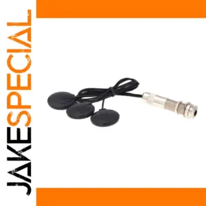 Black Piezo Contact Pickup for Instruments