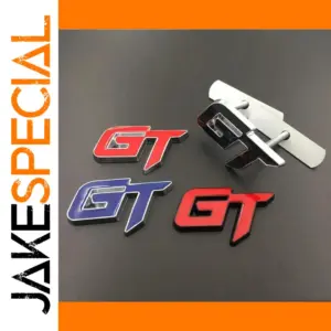 3D Metal GT Emblem Badge for Cars