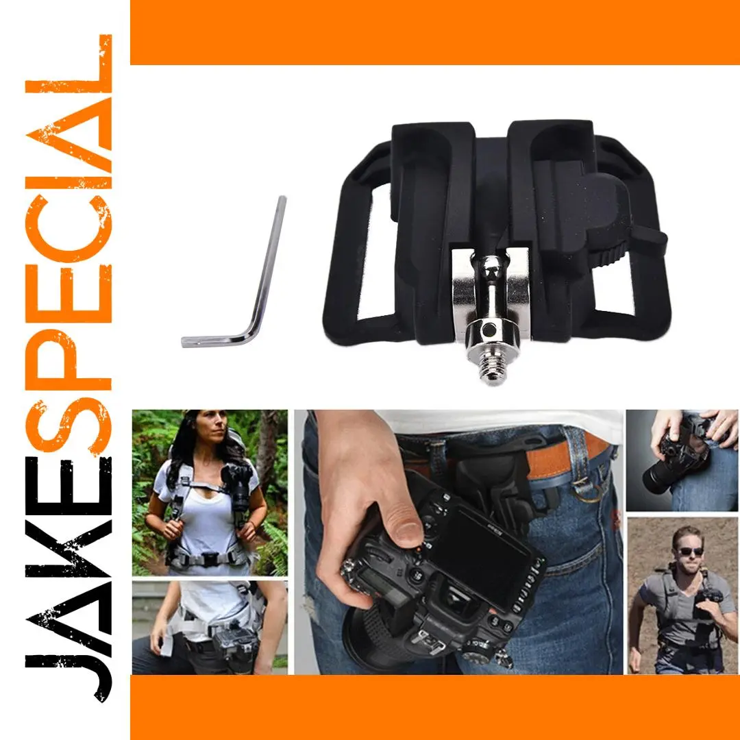 Durable Black Camera Waist Holster for Action Cameras 1 Durable Black Camera Waist Holster for Action Cameras