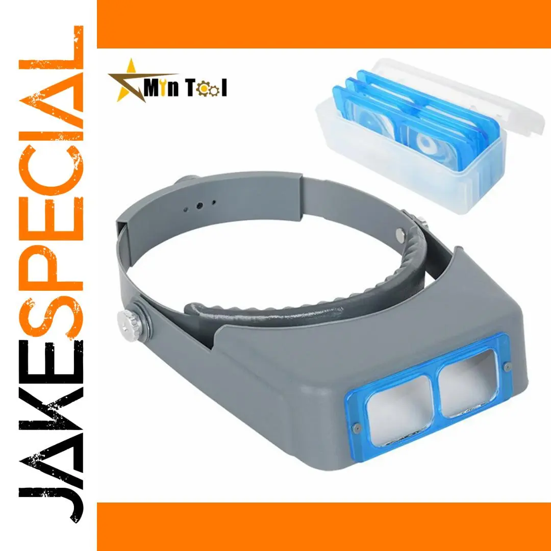 Head-Wearing Magnifier with 4 Interchangeable Lenses 1 Head-Wearing Magnifier with 4 Interchangeable Lenses