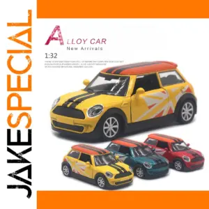 Mini Cooper Classic 1:32 Diecast Model in Vibrant Colors