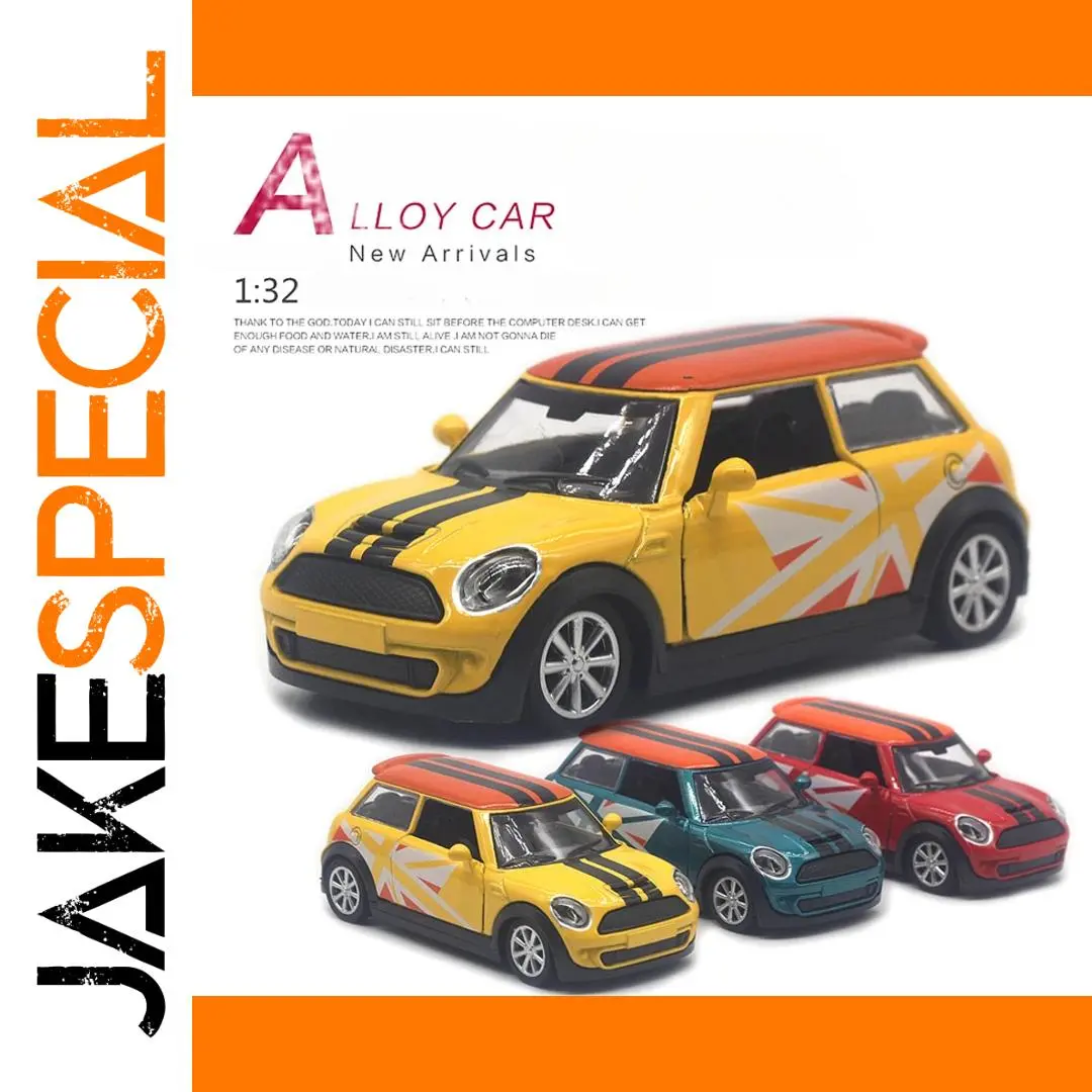 Mini Cooper Classic 1:32 Diecast Model in Vibrant Colors 1 Mini Cooper Classic 1:32 Diecast Model in Vibrant Colors