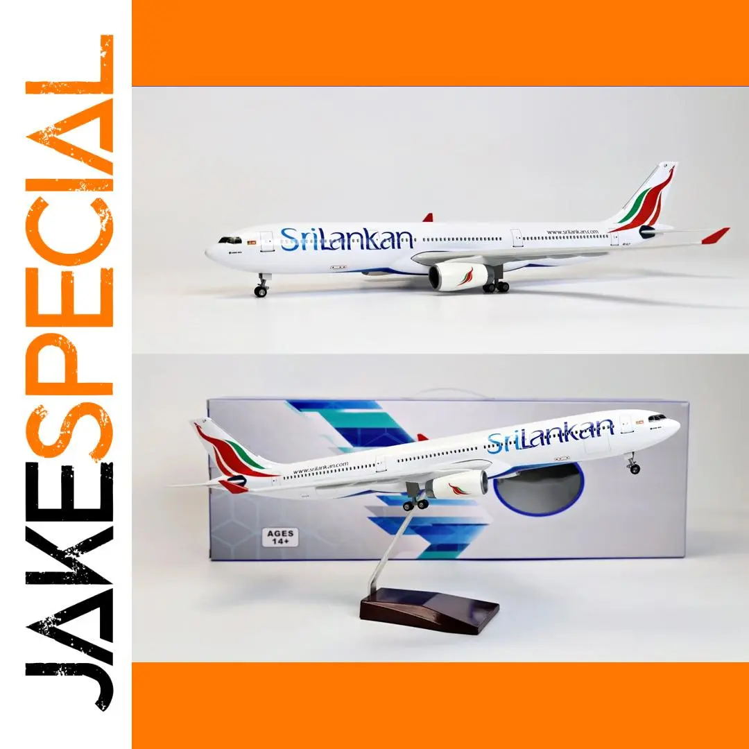 SriLankan Airlines A330 Resin Model 1:135 Scale 1 SriLankan Airlines A330 Resin Model 1:135 Scale