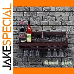 Miniature Wall-Mounted Wine Rack Set for Dollhouses