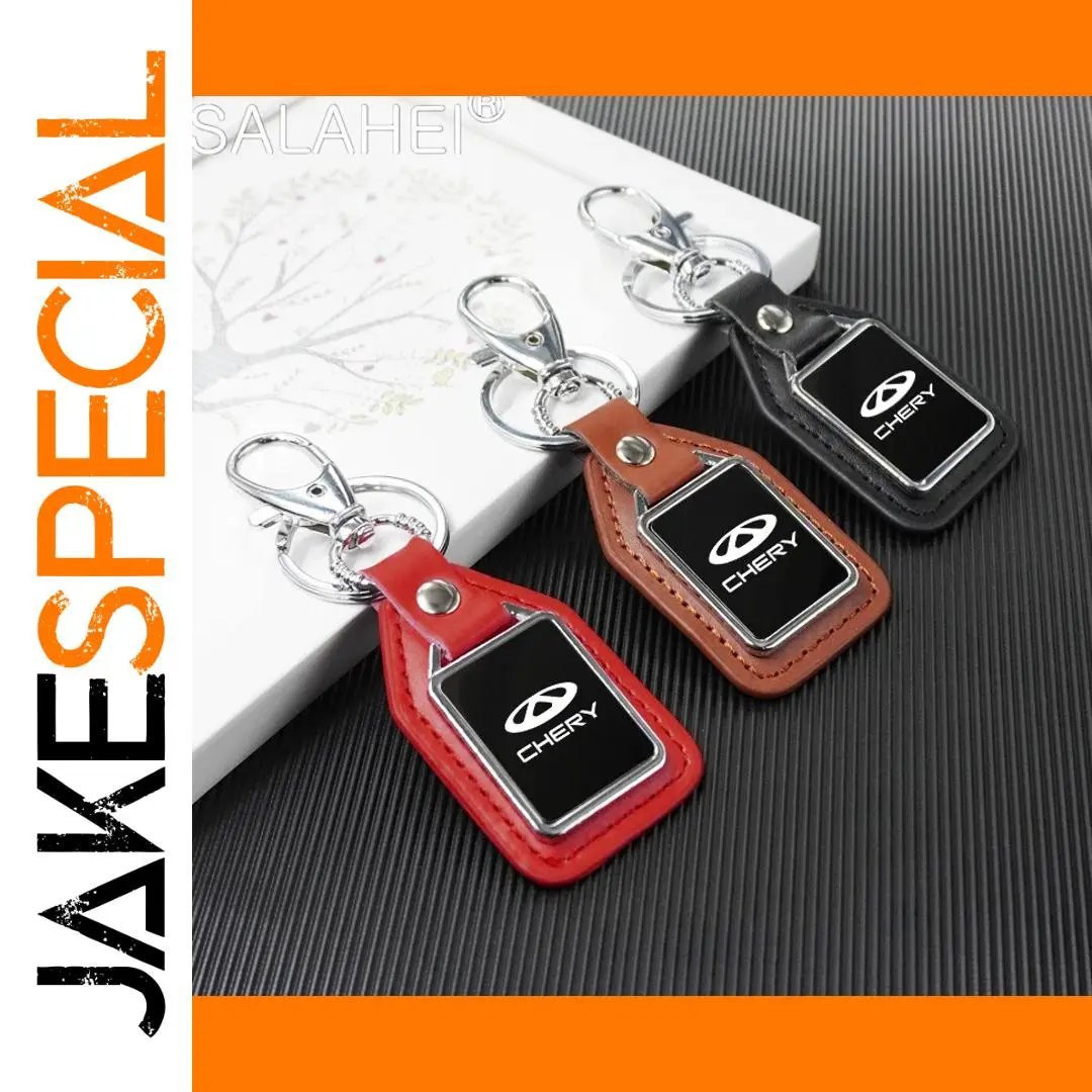 Leather Car Logo Emblem Keychain in Multiple Colors 1 Leather Car Logo Emblem Keychain in Multiple Colors