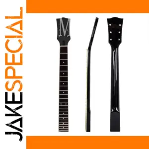 Black Maple Guitar Neck with Rosewood Fretboard