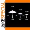 Miniature Sun Umbrellas for Dioramas Set of 10