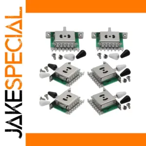 Set of Six 5-Way Guitar Pickup Switches