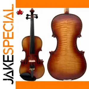 Elegant 15-Inch Maestro Viola with Flamed Maple