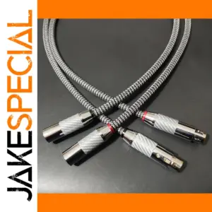 Premium Silver-Plated Audio Cable for Clarity