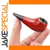 Red Acrylic Tobacco Pipe with Circulation Filter