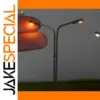 Set of 10 1:87 Scale Miniature Street Lamps