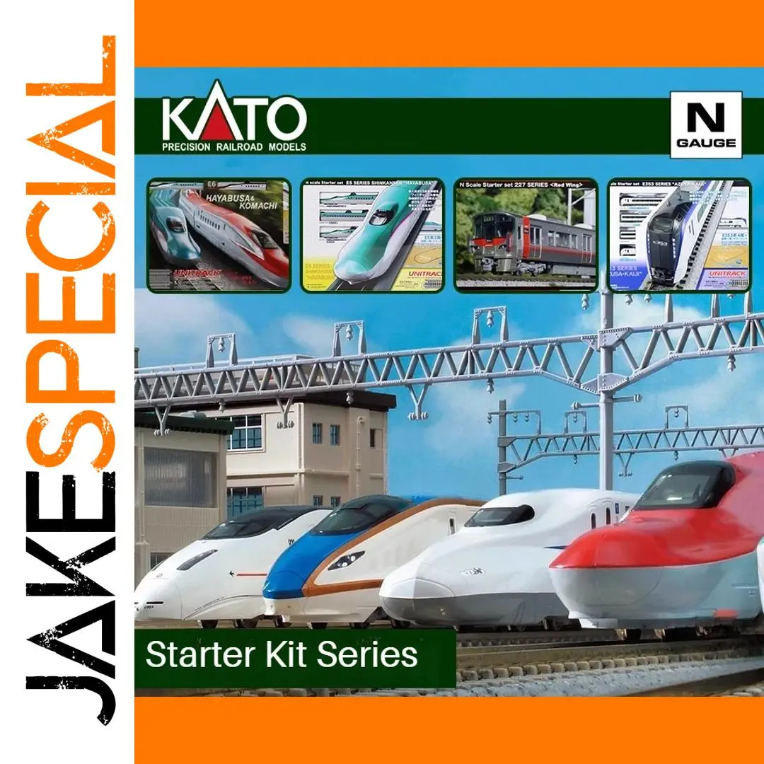 KATO N Scale Shinkansen Model Set in Vibrant Colors 1 KATO N Scale Shinkansen Model Set in Vibrant Colors