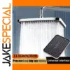 12-Inch Rectangular Rainfall Shower Head in Chrome