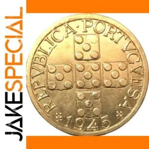 1945 Portuguese Timor Coin Replica 21mm Bronze