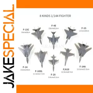 Military Fighter Aircraft Model Collection 1:144 Scale
