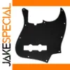 Black Jazz Bass Pickguard for 4-String Models