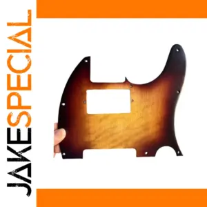 Handcrafted Wooden Sunburst Guitar Pickguard