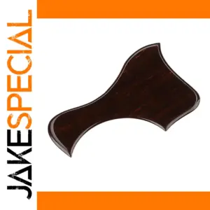 Rosewood Pickguard for Left-Handed Acoustic Guitars