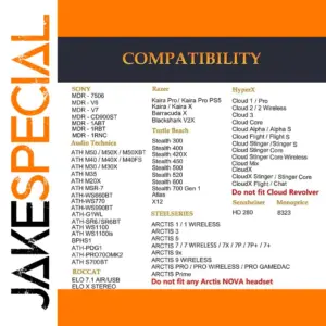 Cooling-Gel Ear Pads for Headphones