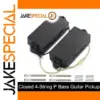 Black Precision P Bass Pickup for 4-String Guitars