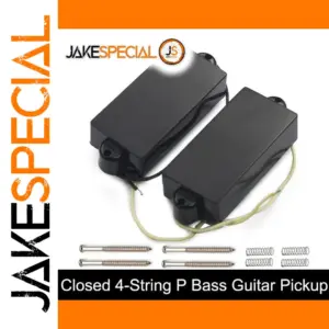 Black Precision P Bass Pickup for 4-String Guitars