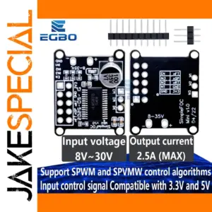 DC Brushless Motor Driver Module 8-30V with SVPWM & FOC