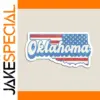 Oklahoma Patriotic Magnet Set in 3 Sizes