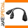 Heavy-Duty IEC Y-Splitter Power Cord